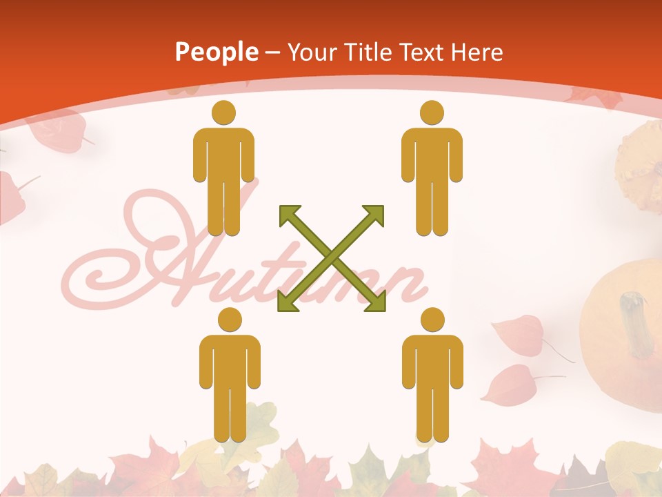 Red Green Decoration PowerPoint Template