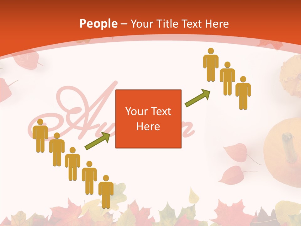 Red Green Decoration PowerPoint Template