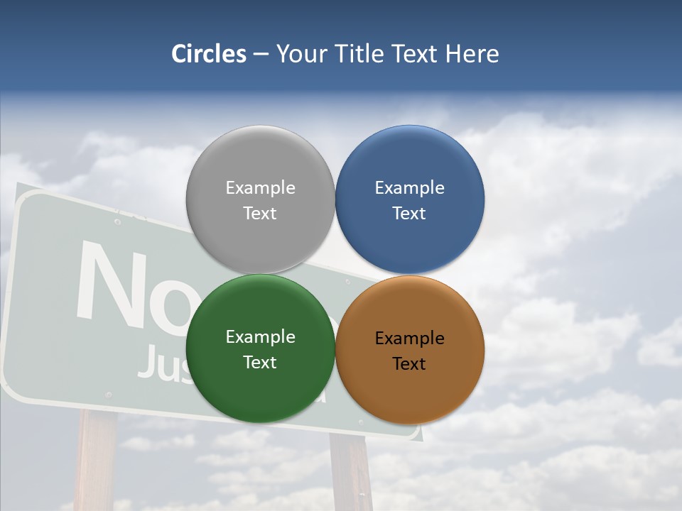 Recovery Perspective Signpost PowerPoint Template