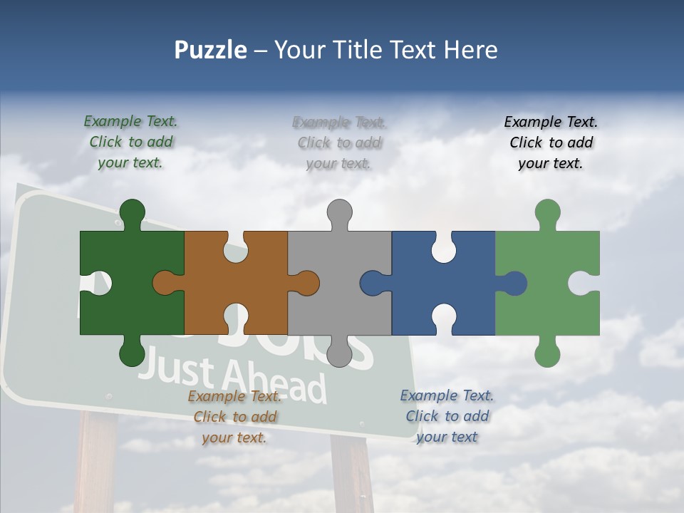 Recovery Perspective Signpost PowerPoint Template