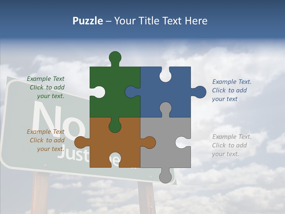 Recovery Perspective Signpost PowerPoint Template