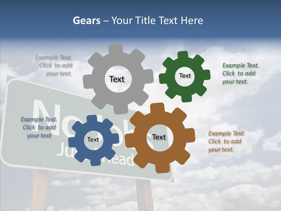 Recovery Perspective Signpost PowerPoint Template