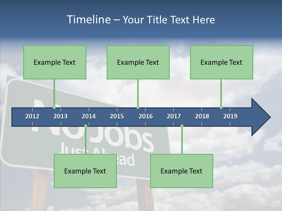Recovery Perspective Signpost PowerPoint Template
