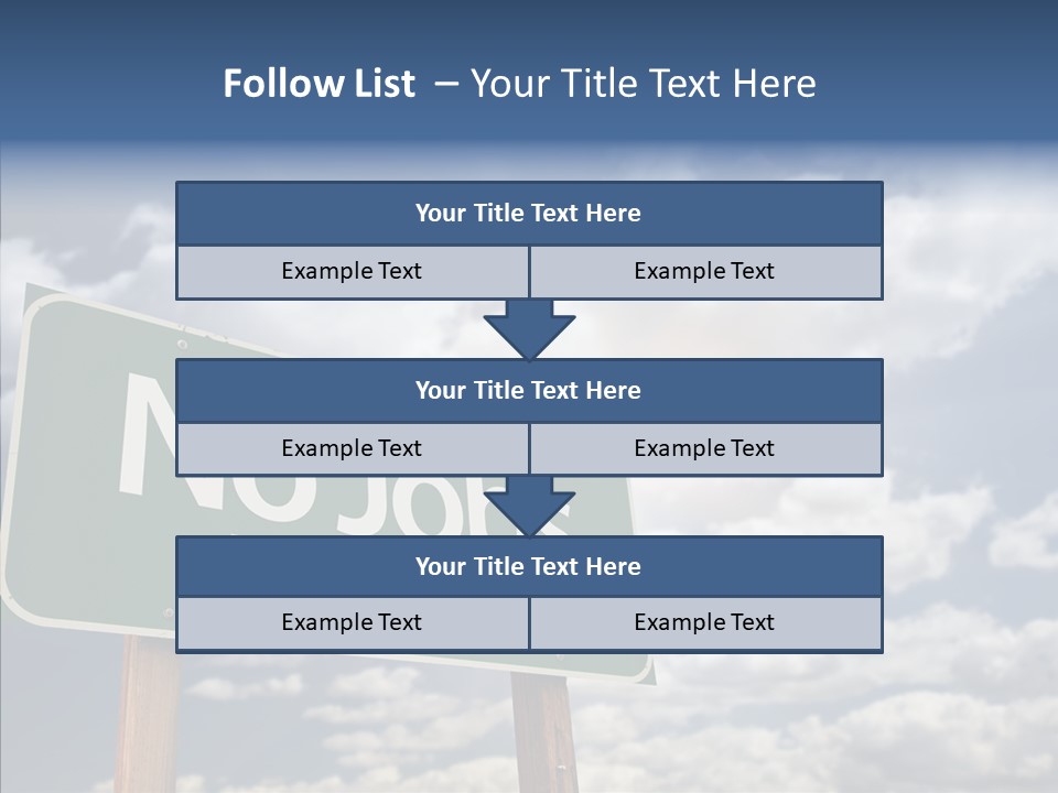 Recovery Perspective Signpost PowerPoint Template