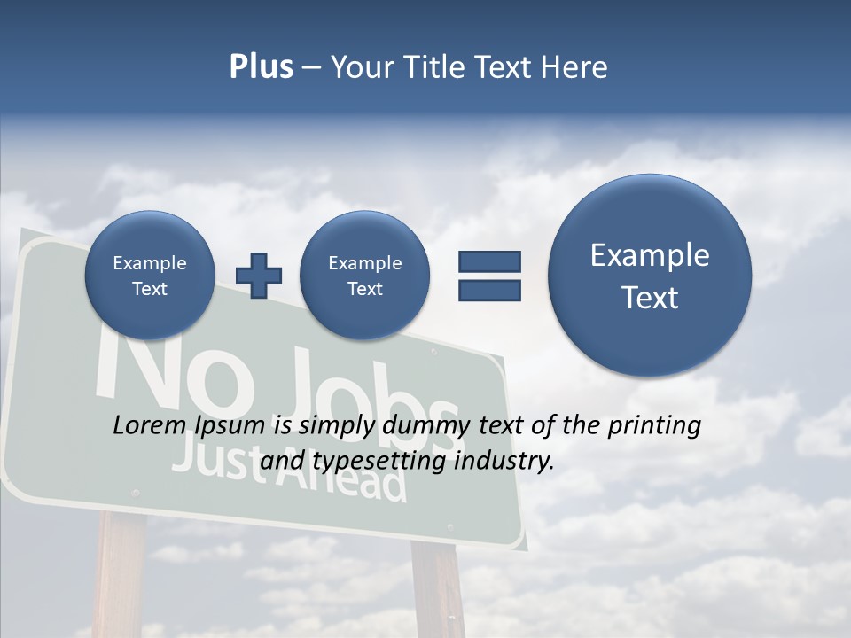Recovery Perspective Signpost PowerPoint Template