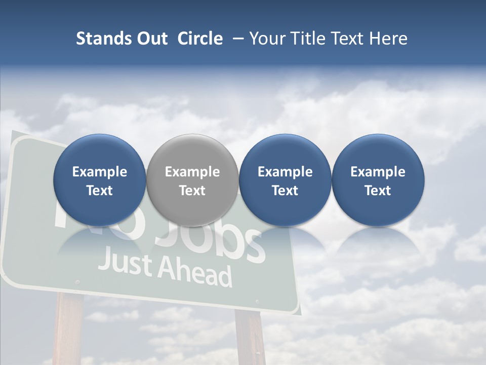 Recovery Perspective Signpost PowerPoint Template