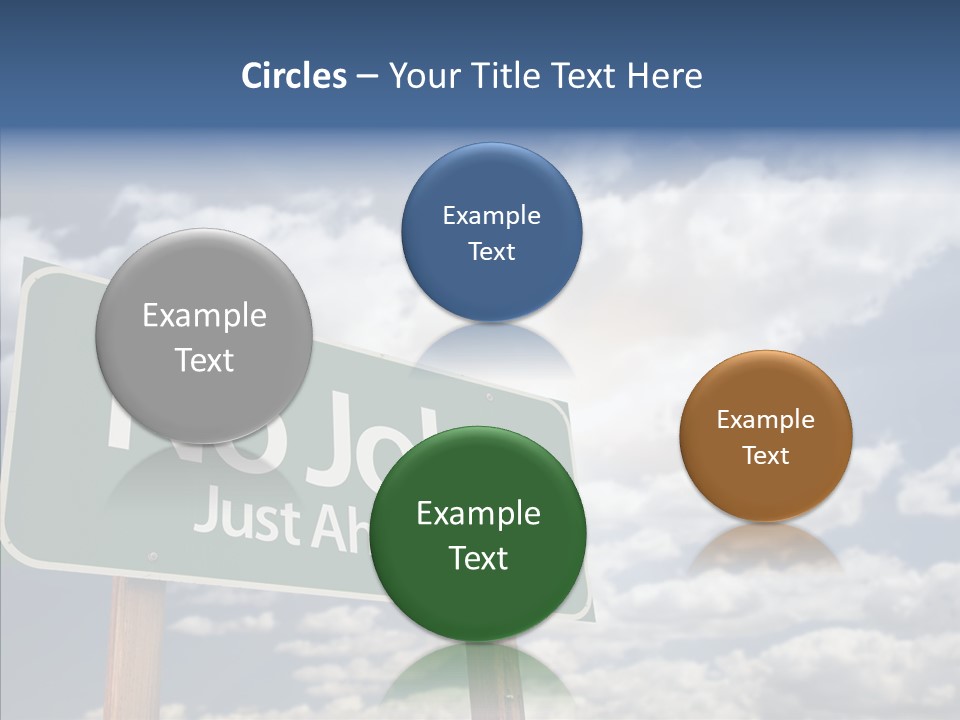 Recovery Perspective Signpost PowerPoint Template