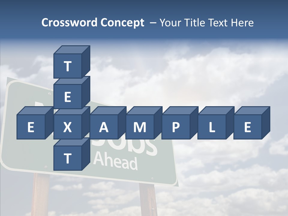 Recovery Perspective Signpost PowerPoint Template
