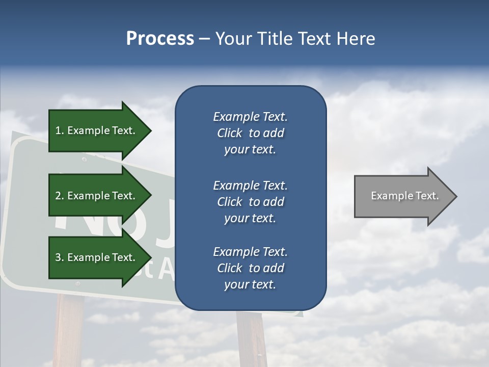 Recovery Perspective Signpost PowerPoint Template