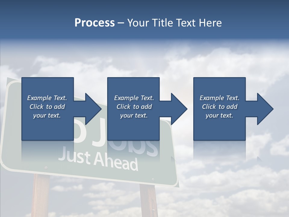 Recovery Perspective Signpost PowerPoint Template