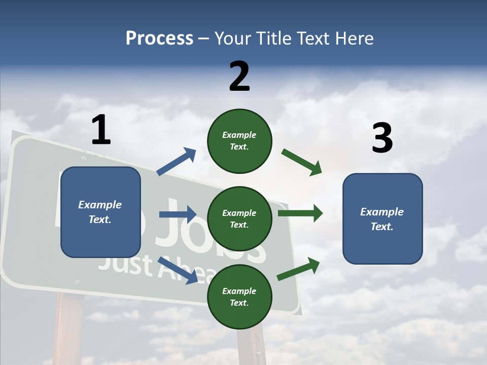 Recovery Perspective Signpost PowerPoint Template