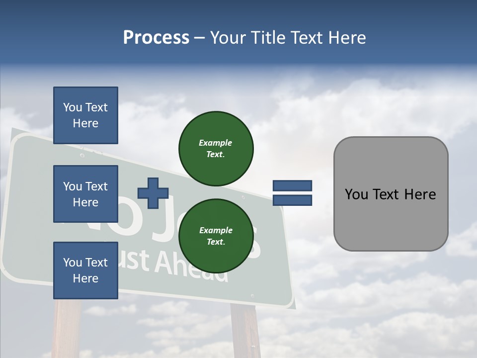 Recovery Perspective Signpost PowerPoint Template