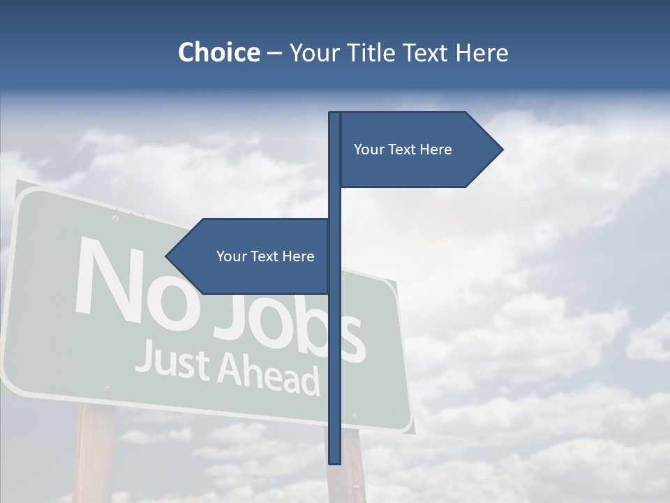 Recovery Perspective Signpost PowerPoint Template