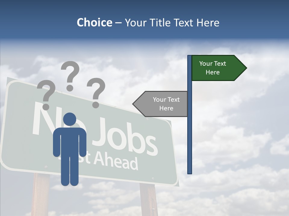 Recovery Perspective Signpost PowerPoint Template