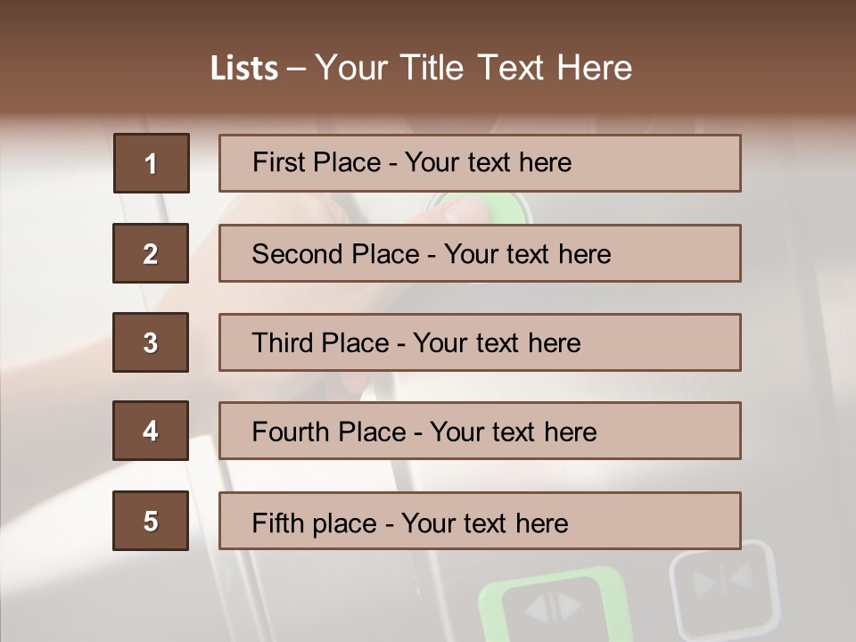 Open Industrial Level PowerPoint Template