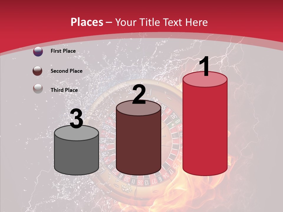 Bankroll Object Green PowerPoint Template