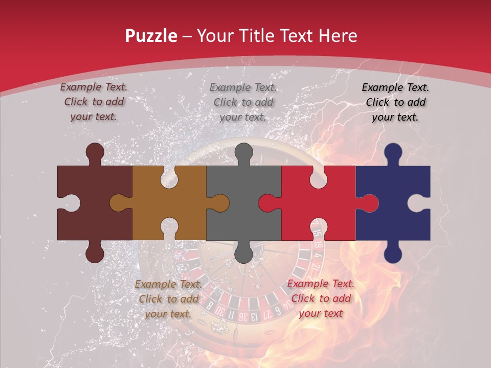 Bankroll Object Green PowerPoint Template