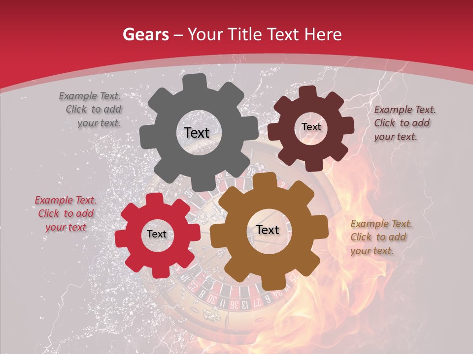 Bankroll Object Green PowerPoint Template