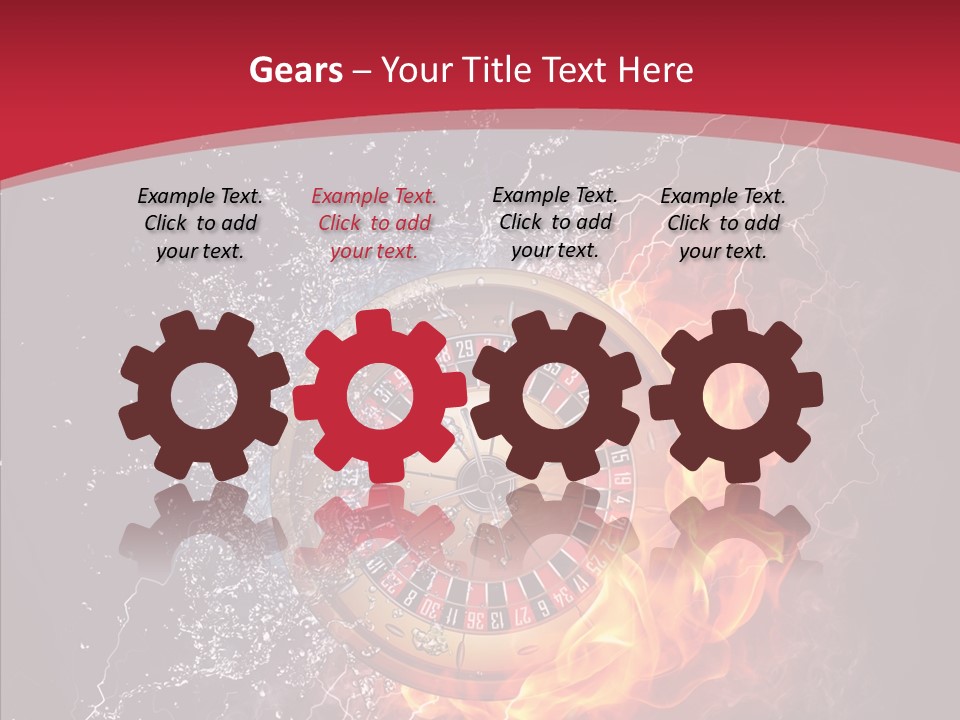 Bankroll Object Green PowerPoint Template