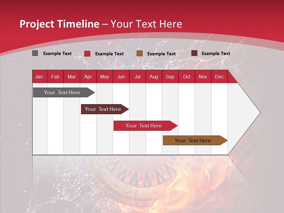Bankroll Object Green PowerPoint Template