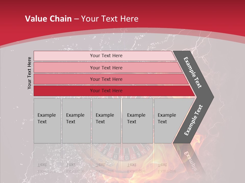 Bankroll Object Green PowerPoint Template