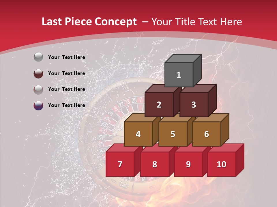 Bankroll Object Green PowerPoint Template