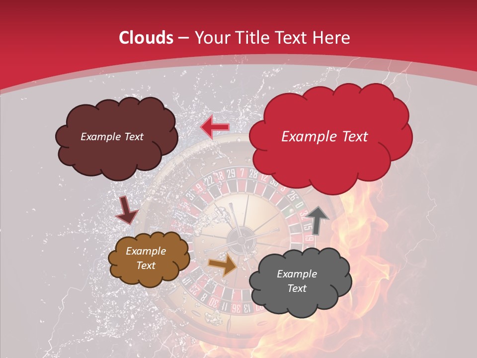 Bankroll Object Green PowerPoint Template