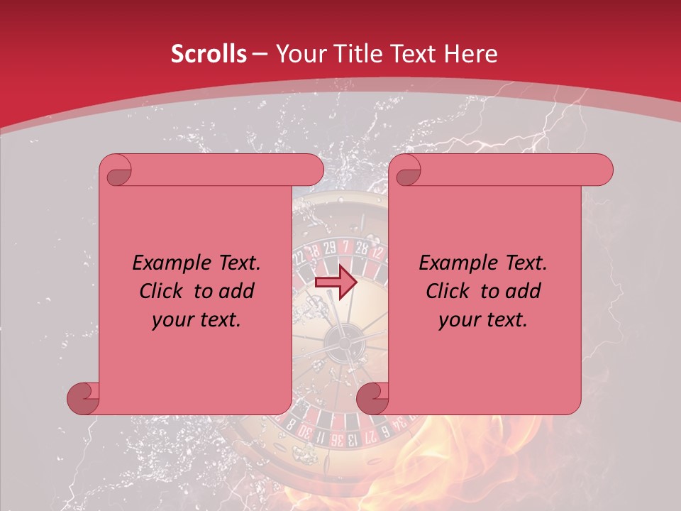 Bankroll Object Green PowerPoint Template
