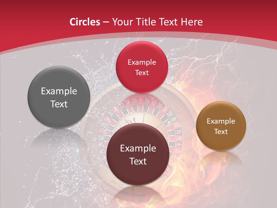 Bankroll Object Green PowerPoint Template