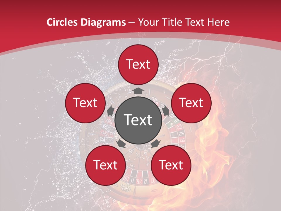 Bankroll Object Green PowerPoint Template