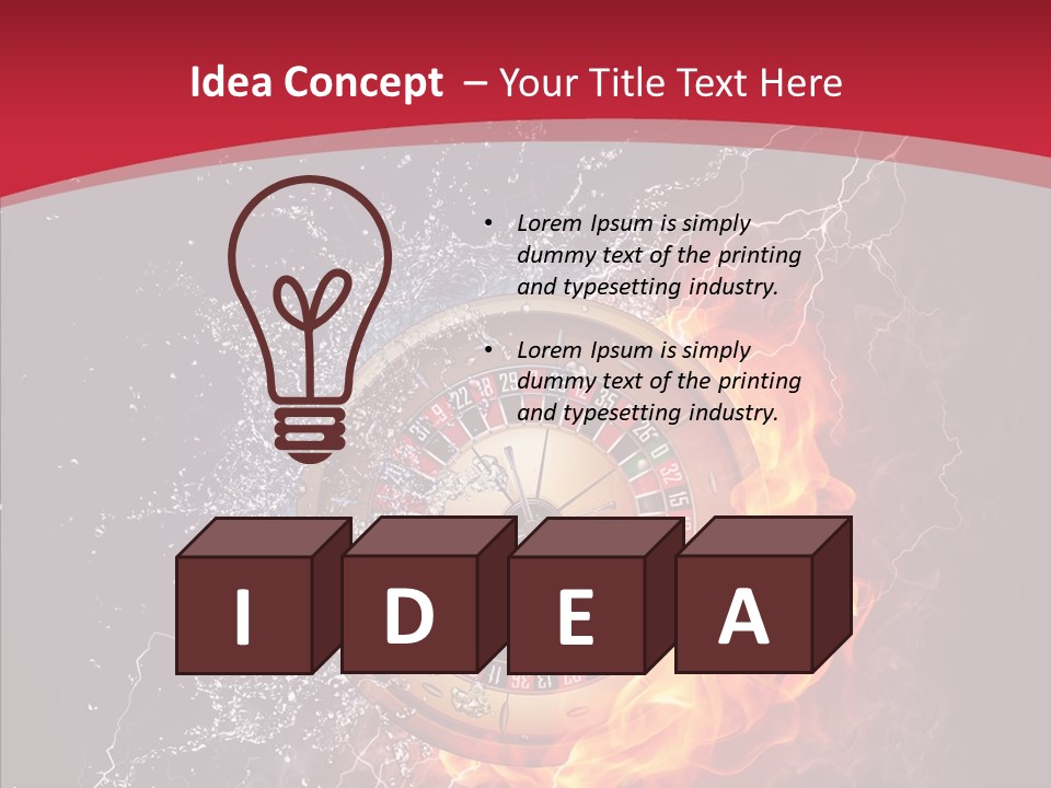 Bankroll Object Green PowerPoint Template