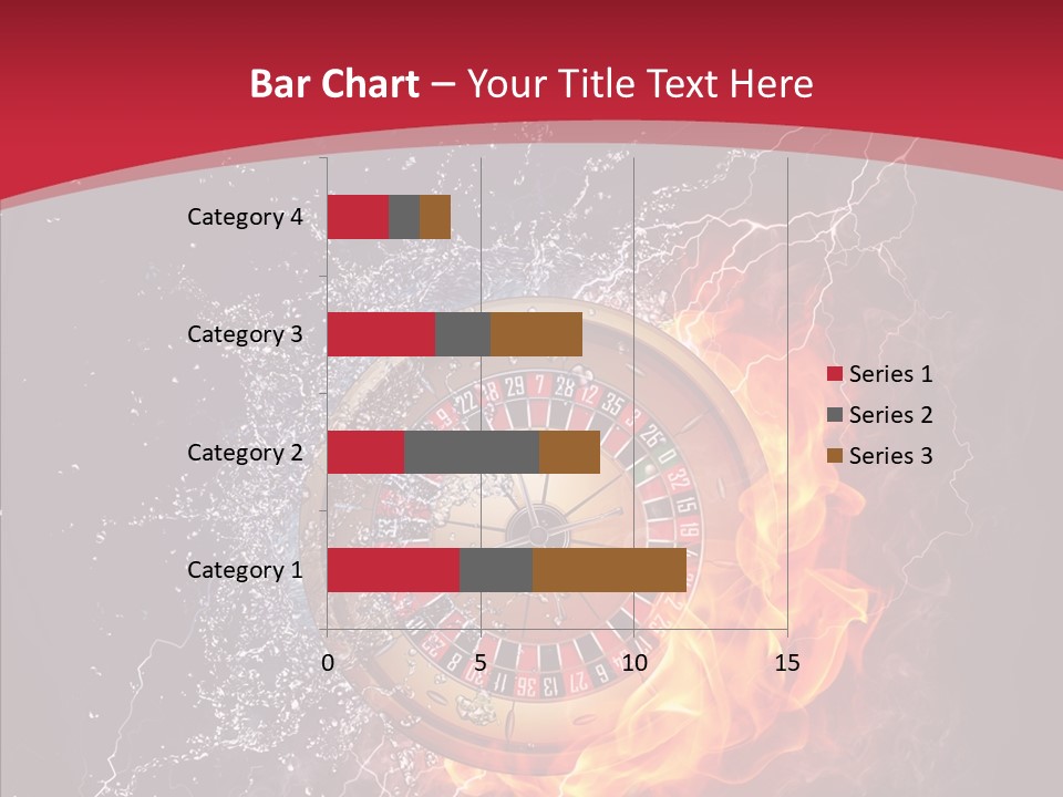 Bankroll Object Green PowerPoint Template