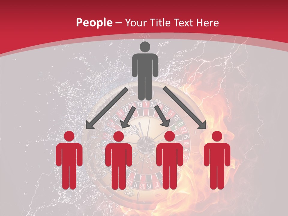 Bankroll Object Green PowerPoint Template