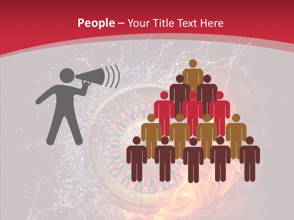 Bankroll Object Green PowerPoint Template