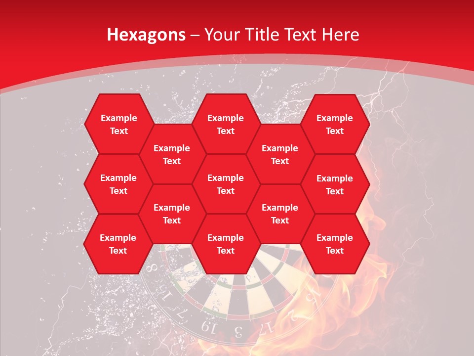 Water Accuracy Burning PowerPoint Template