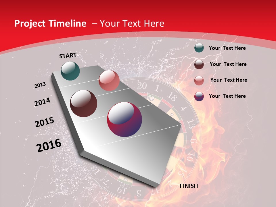 Water Accuracy Burning PowerPoint Template