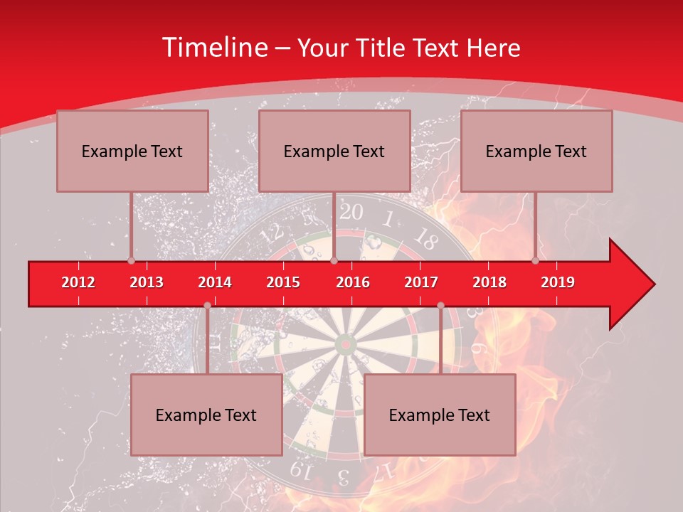 Water Accuracy Burning PowerPoint Template