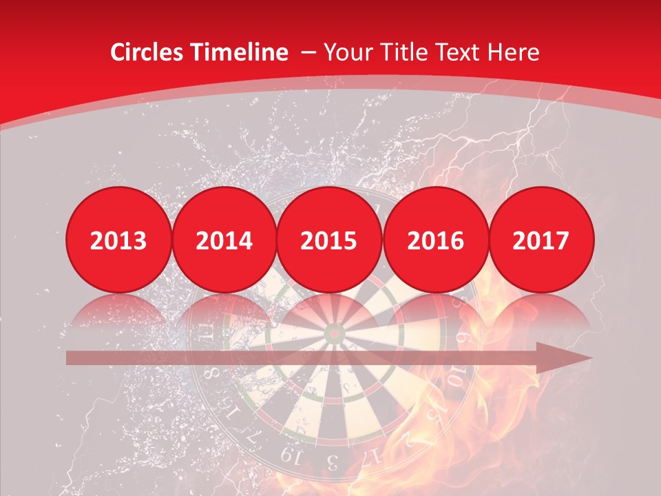 Water Accuracy Burning PowerPoint Template