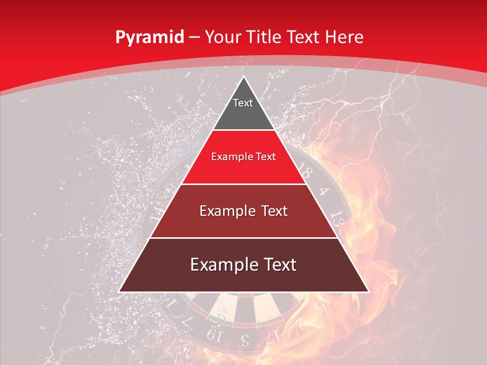 Water Accuracy Burning PowerPoint Template