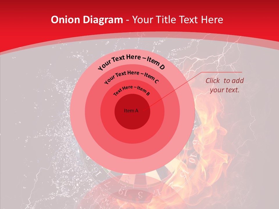 Water Accuracy Burning PowerPoint Template