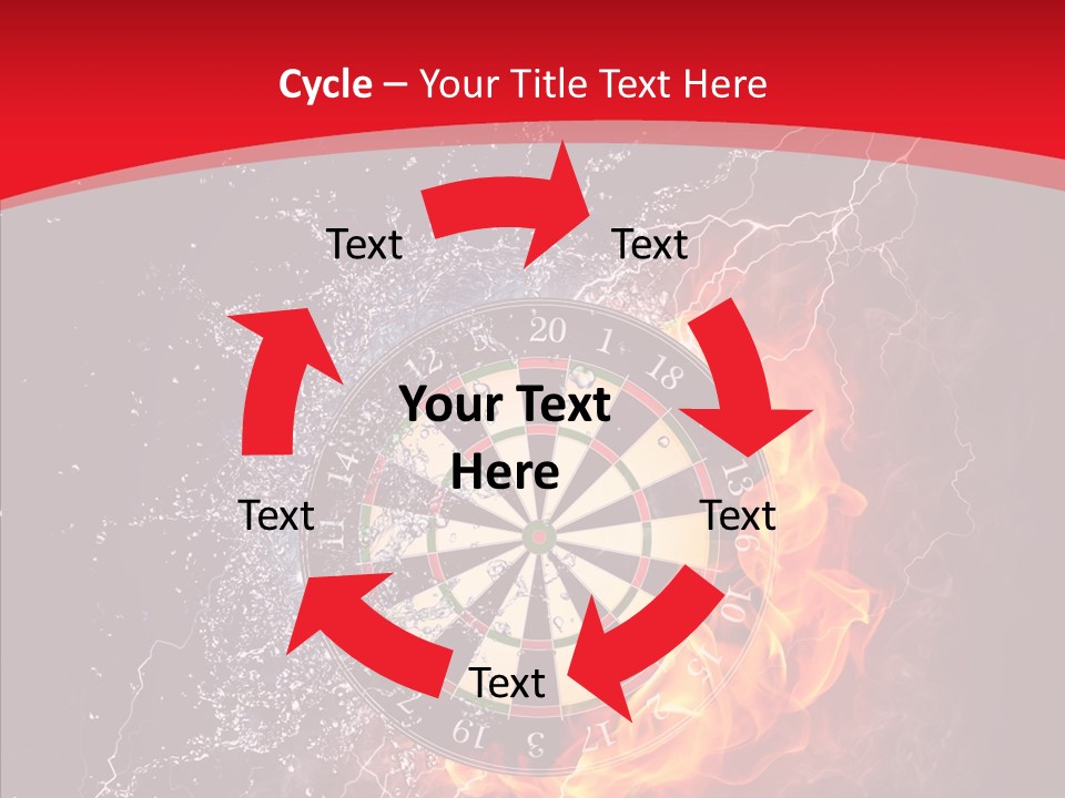 Water Accuracy Burning PowerPoint Template