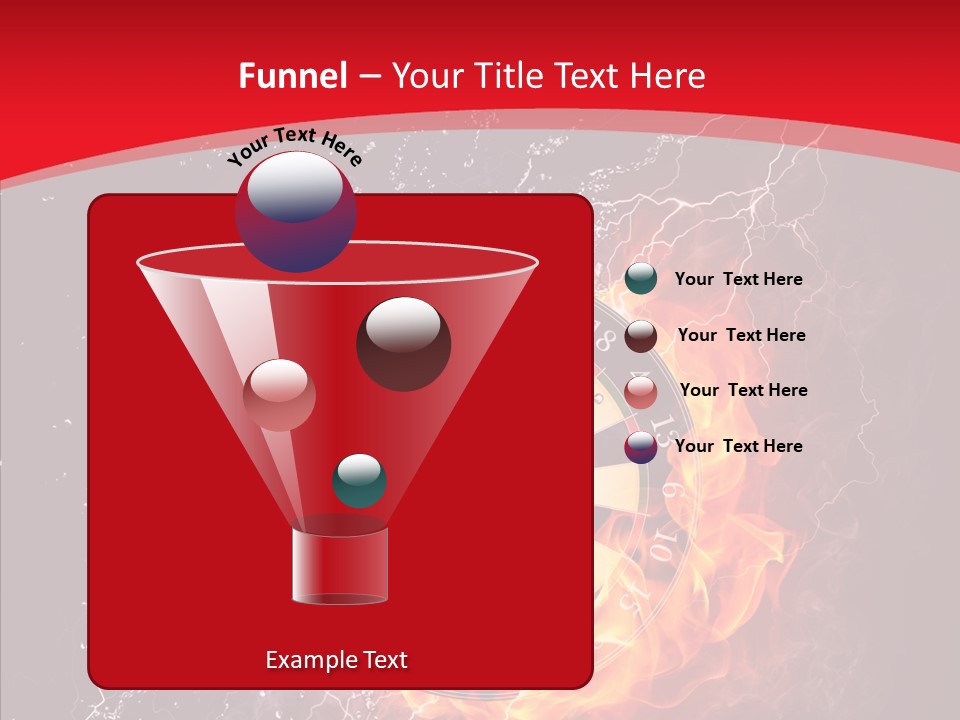 Water Accuracy Burning PowerPoint Template
