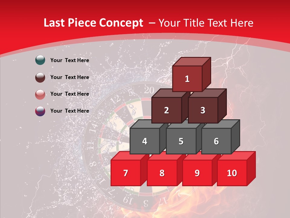 Water Accuracy Burning PowerPoint Template