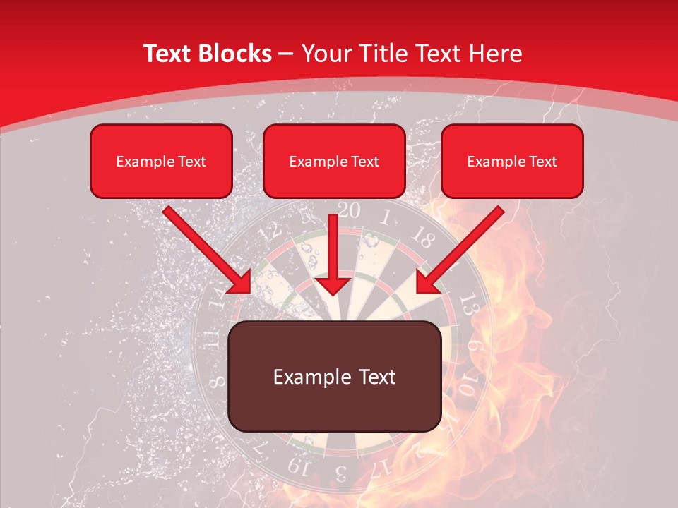 Water Accuracy Burning PowerPoint Template