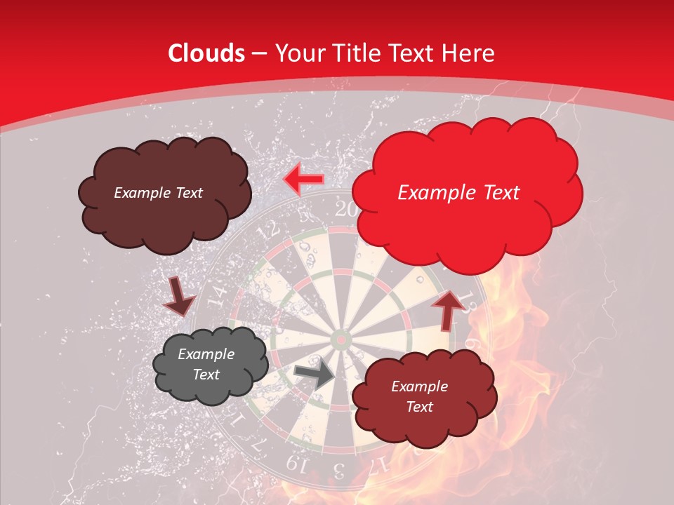 Water Accuracy Burning PowerPoint Template