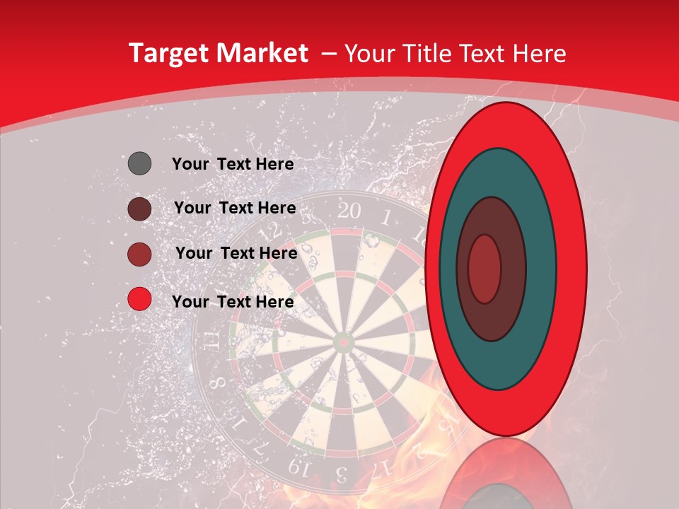 Water Accuracy Burning PowerPoint Template