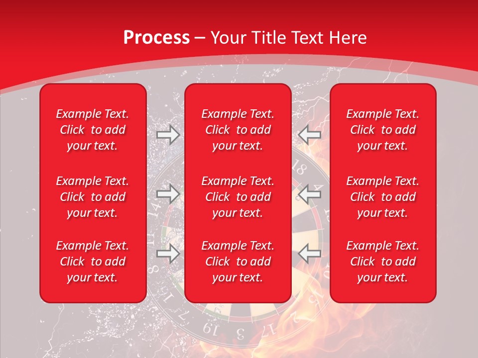 Water Accuracy Burning PowerPoint Template