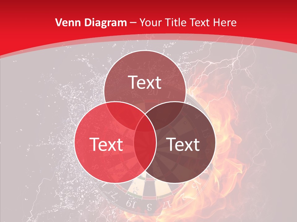 Water Accuracy Burning PowerPoint Template
