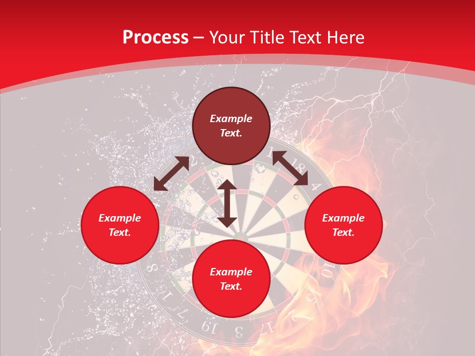 Water Accuracy Burning PowerPoint Template