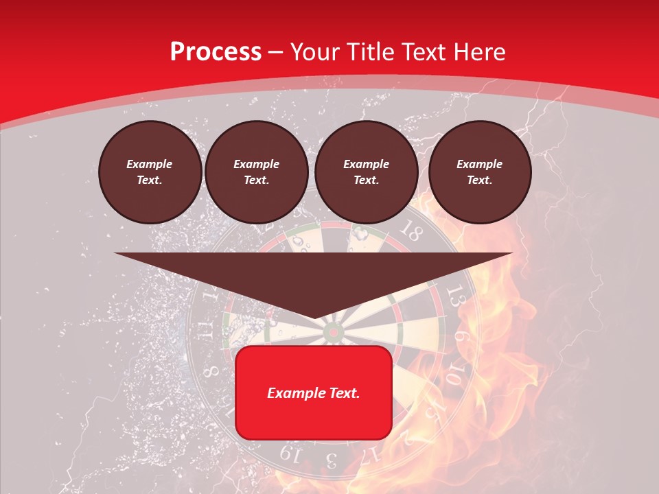 Water Accuracy Burning PowerPoint Template